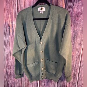 Field Gear Vintage Button Down Cardigan Size LT
